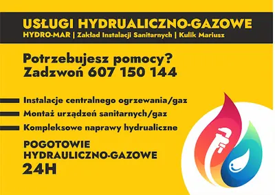 Hydro-Mar Zakład Instalacji Sanitarnych | Mariusz Kulik | Hydraulik Ełk I Pogotowie Hydrauliczne